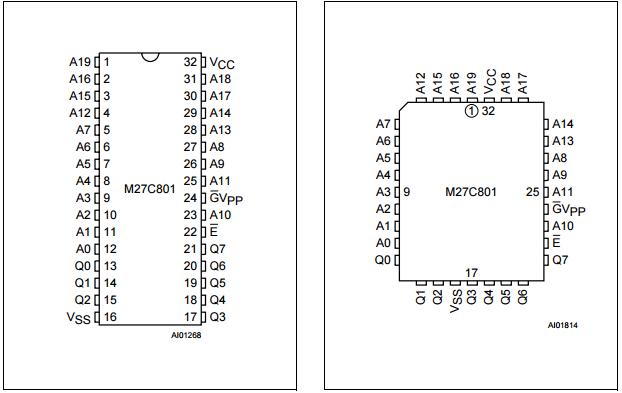 Bmw Serie 1 E87 M Sport 10 Pezzi EPROM M27C801-100F1 - Ricondizionati, Compatibili Con M27C801, 27C801, Marca ST Chip M27C801 27C801 - Foto 2