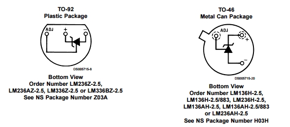 20pcs LM336-2.5V LM336 Voltage Reference Diode 2.5V Voltage Regulator IC TO-92