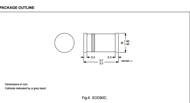 Schottky Barrier Diode NXP Electronics Diodes IC Chip BAS85