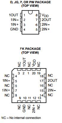 thumbnail image 2 of 10x TLC272CP DIP-8 LinCMOS Precision Dual Operational Amplifiers – Op-Amp IC 2 of 2
