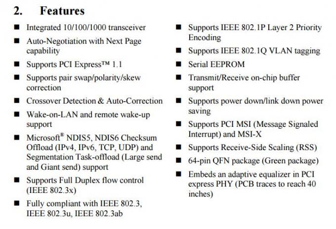 thumbnail image 2 of 2PCS RTL8111E-VL-CG QFN-48 IC - Integrated Gigabit Ethernet Controller (New) 2 of 6