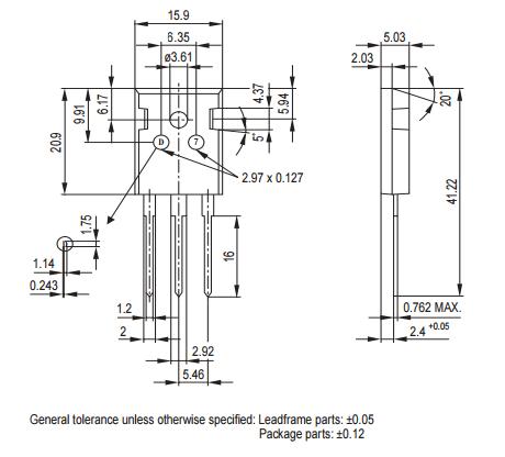 Transistor Cool SPW47N60C3 Power Mosfet Transistor Cool MOS™ Power Transistor