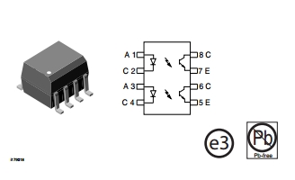 Ilq2 Optocoupler, Phototransistor Output, Dual Channel – SWDTRE
