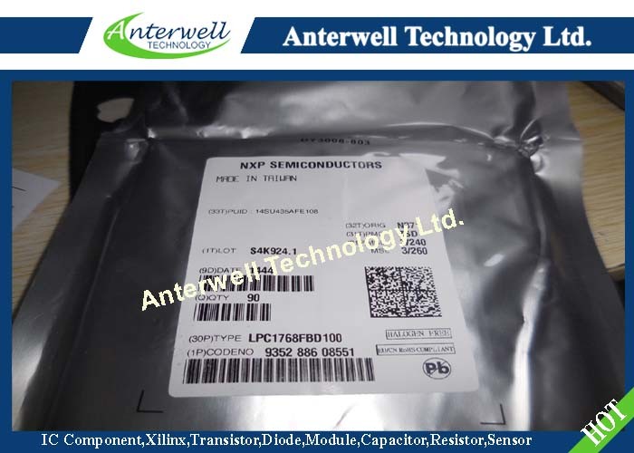LPC1768FBD100 Programmable IC Chip 32-bit ARM Cortex-M3 microcontroller ...